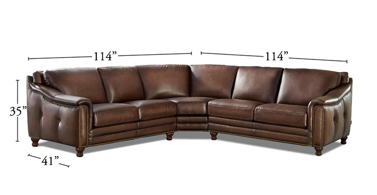Belfast Leather Sectional Collection